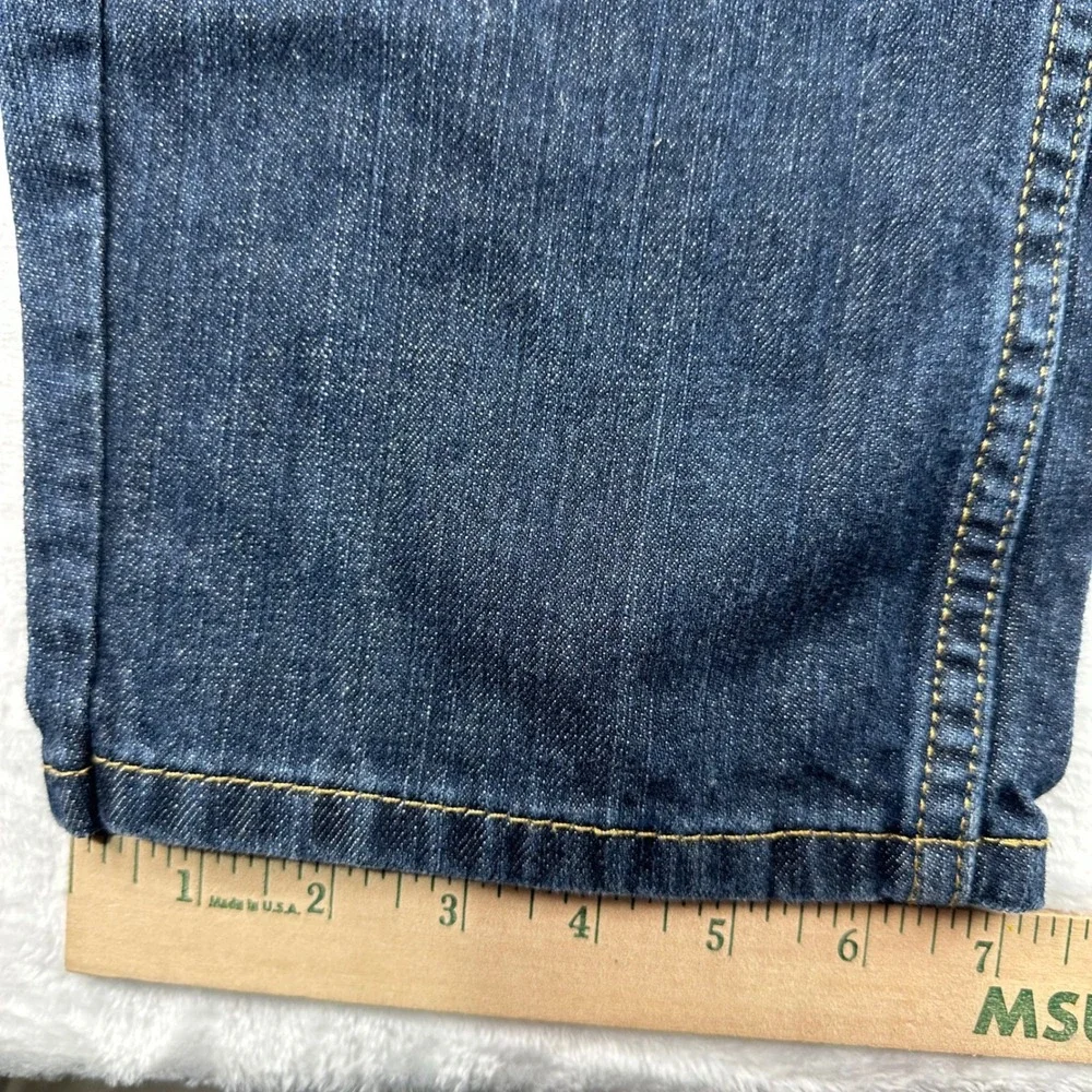 Levis 559 Relaxed Straight Jeans Mens 42x32 Dark Wash Blue Denim Pants